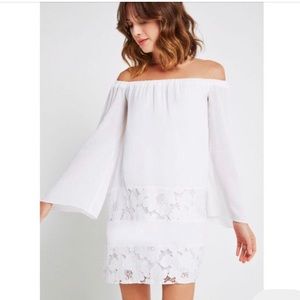 BCBG Generation white summer dress Size Large